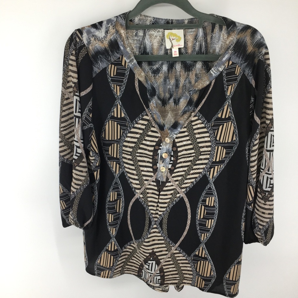 Anthropologie Fig And Flower Tunic